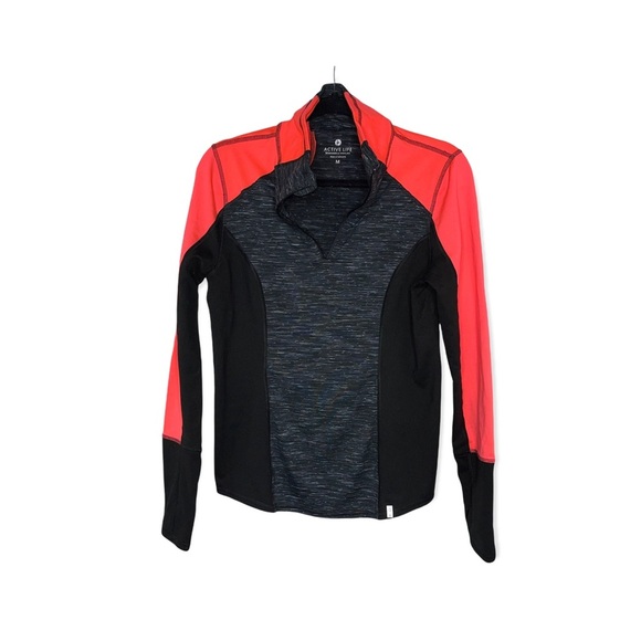 ACTIVE LIFE 90 Degree by Reflex 1/4 Zip Compression Top M - Picture 4 of 8